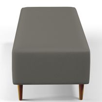 16987041584851 Puff Sala De Estar Bali Pés Palito 120x50 Cm Corano Cinza