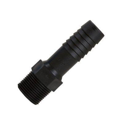 Adaptador Rosca Externa2 Pol. Mangueira Preta Poliet-3 pçs