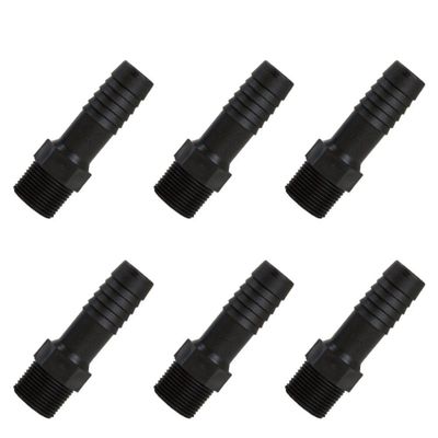 Adaptador Rosca Externa2 Pol. Mangueira Preta Poliet-3 pçs