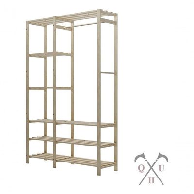 Conjunto De Estantes Sapateiras De Madeira Vertical Decorativa Para Quartos E Armário Rústico Para C