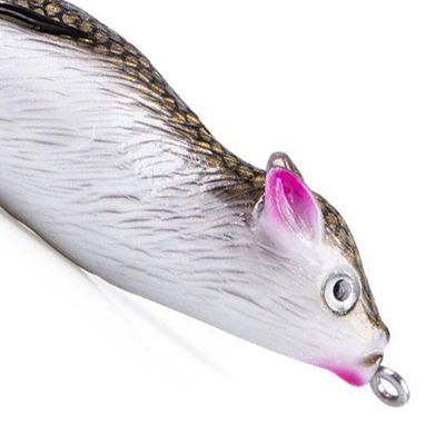 Isca Artificial Soft Super Mouse Pesca Maruri 5cm 12g Cor 08