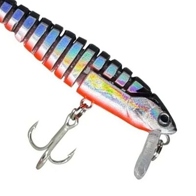 Isca Artificial Articulada Meia água Maruri Strik Minnow 75 - Cor 3