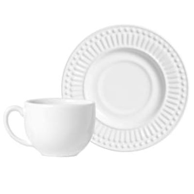 Aparelho de Jantar Porto Brasil Roma Ravenna Branco 61090 - 30 Peças