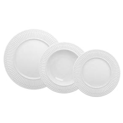 Aparelho de Jantar Porto Brasil Roma Ravenna Branco 61090 - 30 Peças