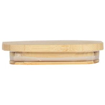 Porta Mantimentos Quadrado Dynasty em Vidro Borossilicato com Tampa de Bambu  1,9L