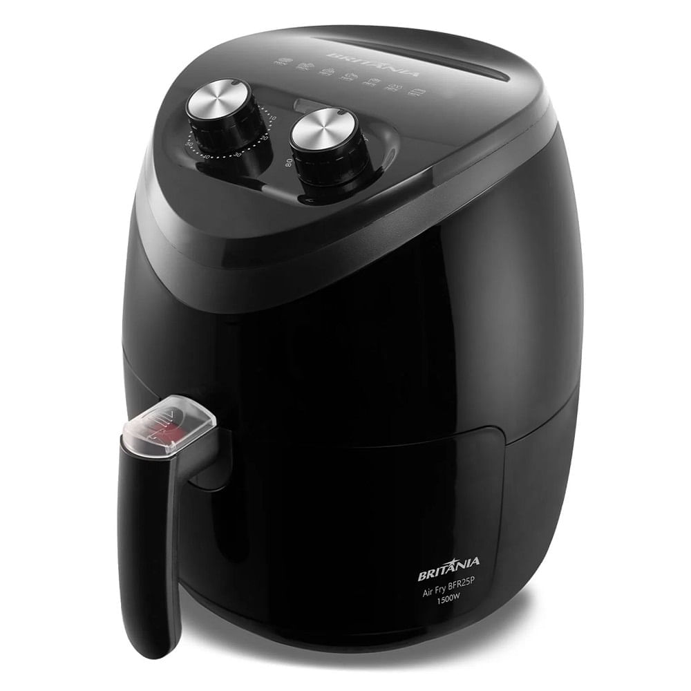 Fritadeira Elétrica Air Fry Britânia 3,5 Litros Preto BFR25P - 220 Volts