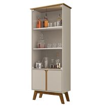 Cristaleira Com 4 Portas Off White Cinamomo