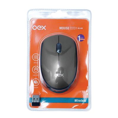 Mouse sem Fio OEX MS409 Preto