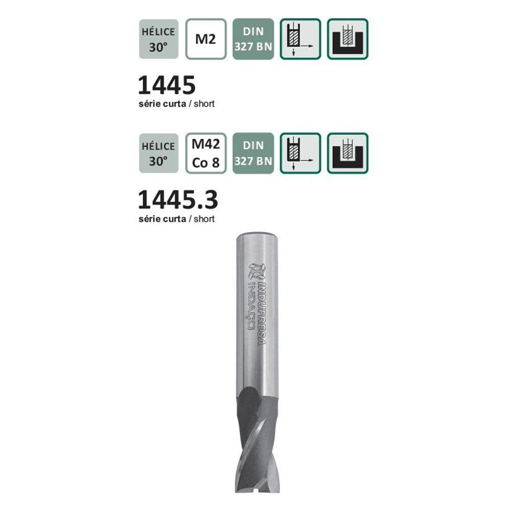 Fresa De Topo Haste Cilíndrica - 28 X 26 X 102 X 25 X 2 - Din 327 Bn
