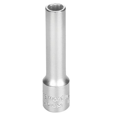 Soquete Estriado Em Aço Cromo Vanádio 1/4" - Encaixe 1/4" Tramontina Pro Tramontina