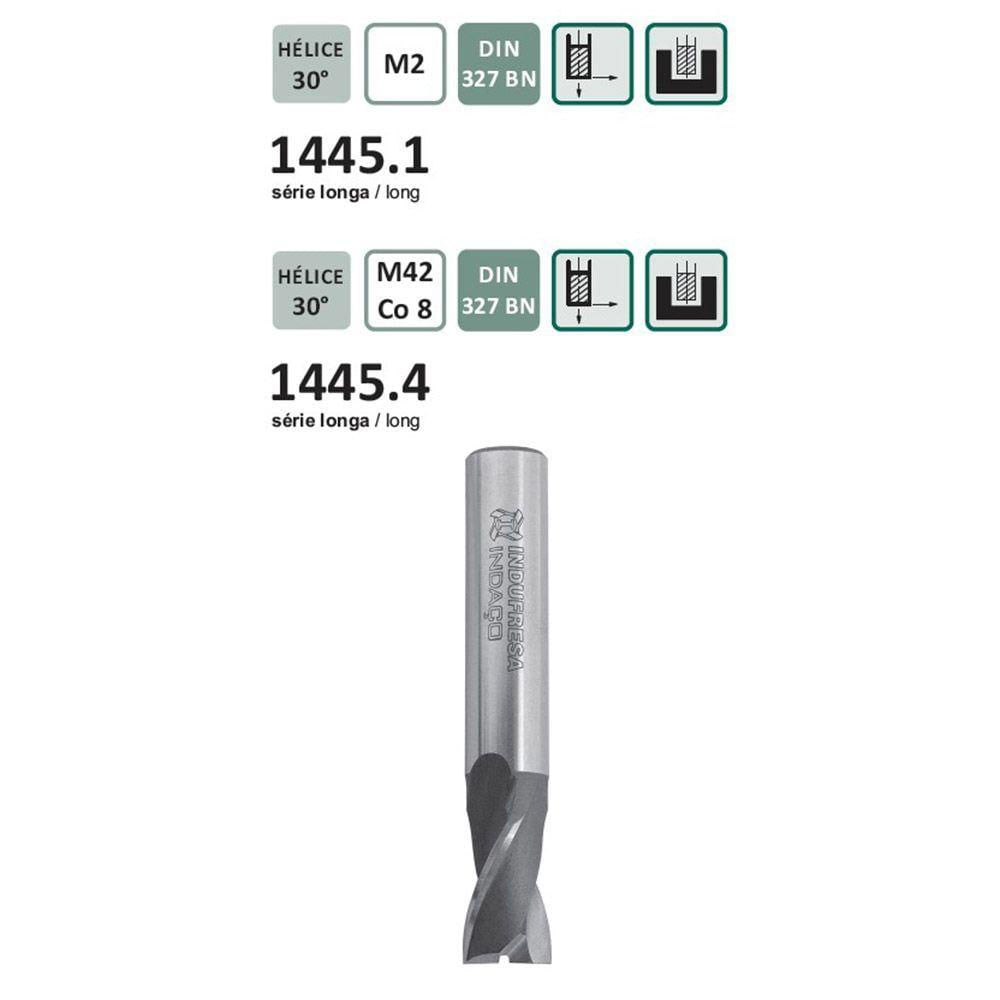 Fresa De Topo Haste Cilíndrica - 3x12x56x6x2 - Din 327 Bn