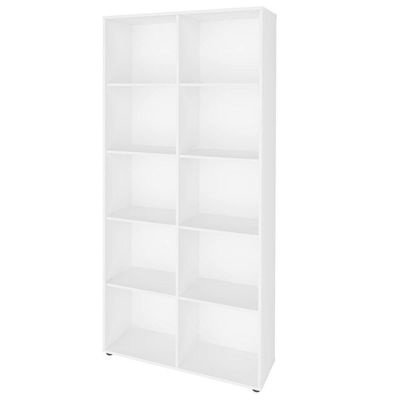 Estante Multiuso Com 10 Nichos Clean A02 187X90 Branco