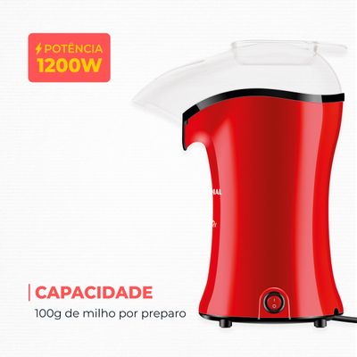 Pipoqueira Mondial Popflix PP-03 PIPOQUEIRA-220V-VERMELHO