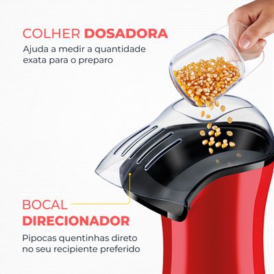 Pipoqueira Mondial Popflix PP-03 PIPOQUEIRA-220V-VERMELHO