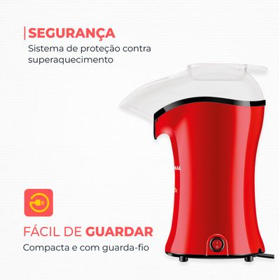 Pipoqueira Mondial Popflix PP-03 PIPOQUEIRA-220V-VERMELHO