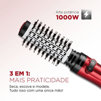 Escova Rotativa Red Infinity Keratin Mondial ER-11-KR ESCOVA ROTATIVA ER-11-KR 220V/60HZ .