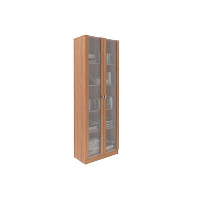 Armário de Escritório ME4115 c/ 2 Portas c/ Vidro Branco - Tecno Mobili