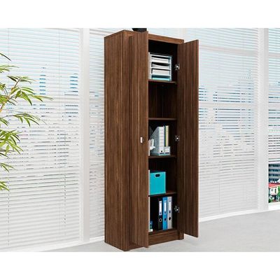 Armário de Escritório ME4105 c/ 2 Portas Amêndoa - Tecno Mobili