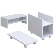 Kit Suporte Para Cpu Nobreak Guide Cyber E Suporte Branco