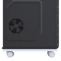 Kit 04 Suportes Para Cpu Com Rodízios Cyber L03 Branco