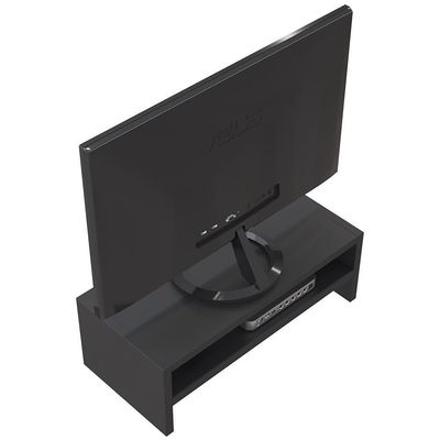 Kit 4 Suportes Stand Para Monitores Mesa Escritório Preto