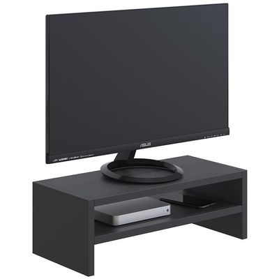 Kit 4 Suportes Stand Para Monitores Mesa Escritório Preto