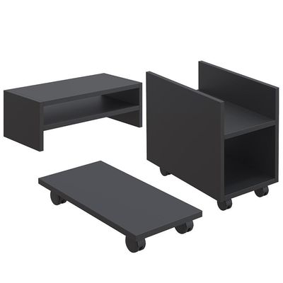 Kit Suporte Para Cpu Nobreak Guide Cyber E Suporte Preto