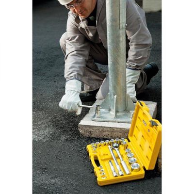 Soquete Sextavado 17 Mm Encaixe 1/2´´ Com Acabamento Cromado