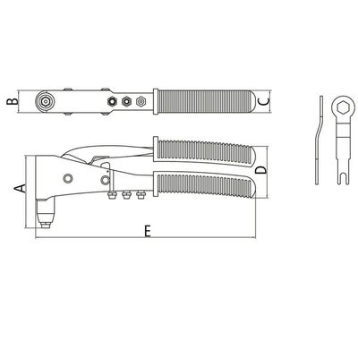Rebitador Manual 10" Tramontina Pro Tramontina