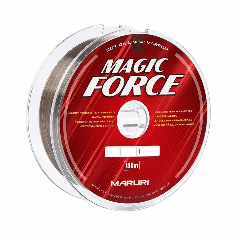 Linha De Pesca Monofilamento Magic Force 0,30Mm 8Kg - 500M