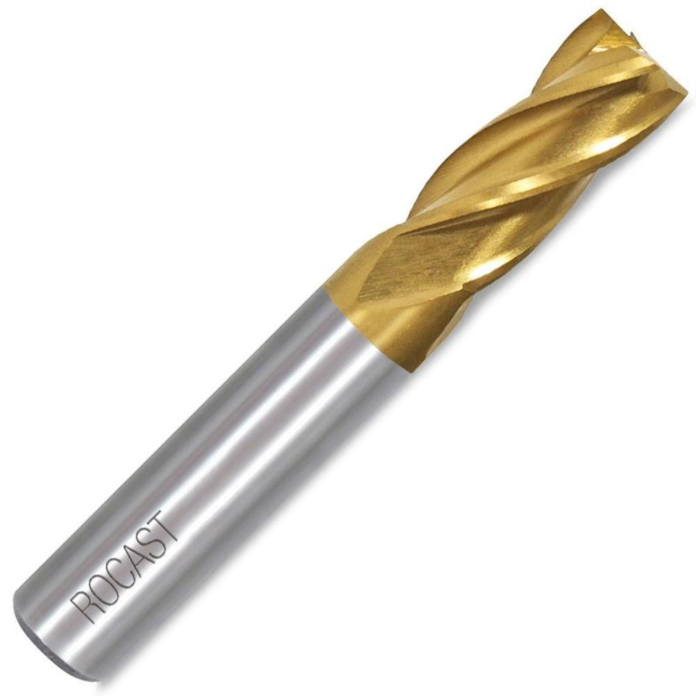 Fresa De Topo Reto 4 Cortes - 2,0mm - Com 8% Cobalto, Din 844 An - 261,0001 - Rocast