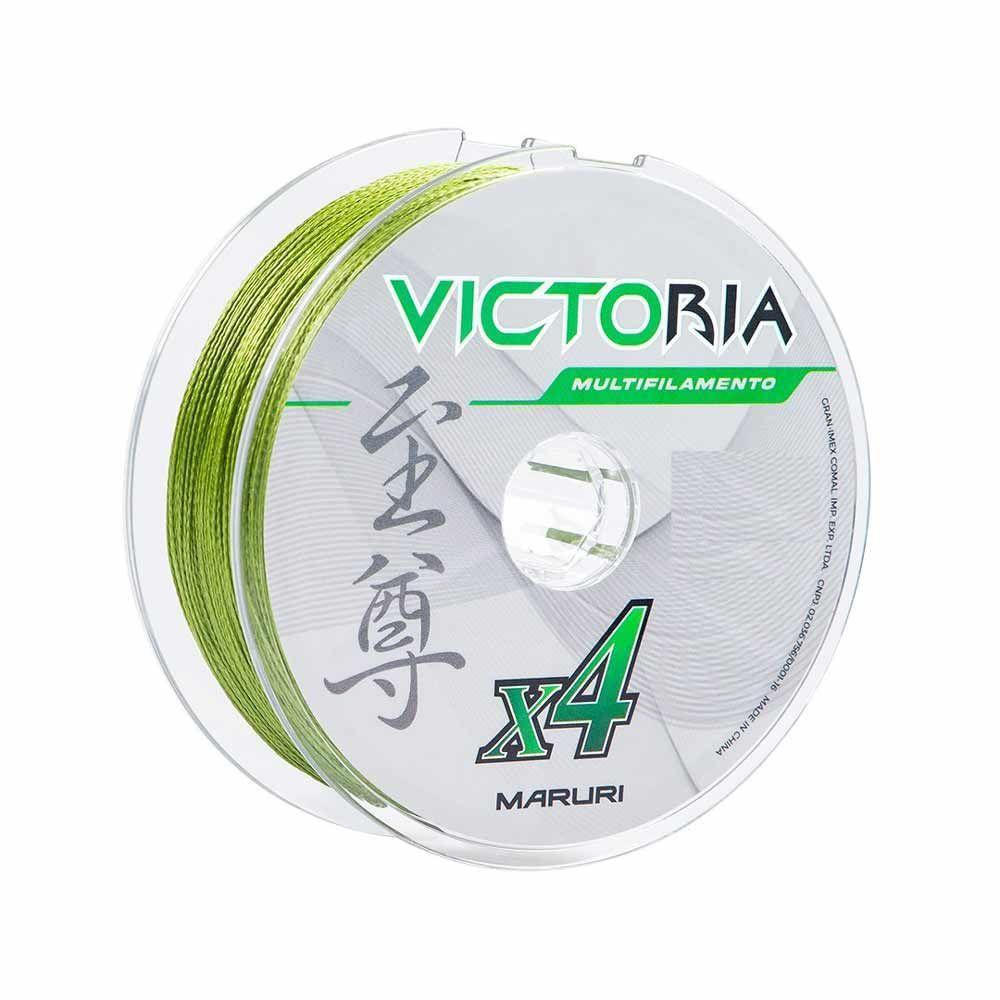 Linha de Pesca Multifilamento 4 Fios Verde 200m 0,34mm 48lb