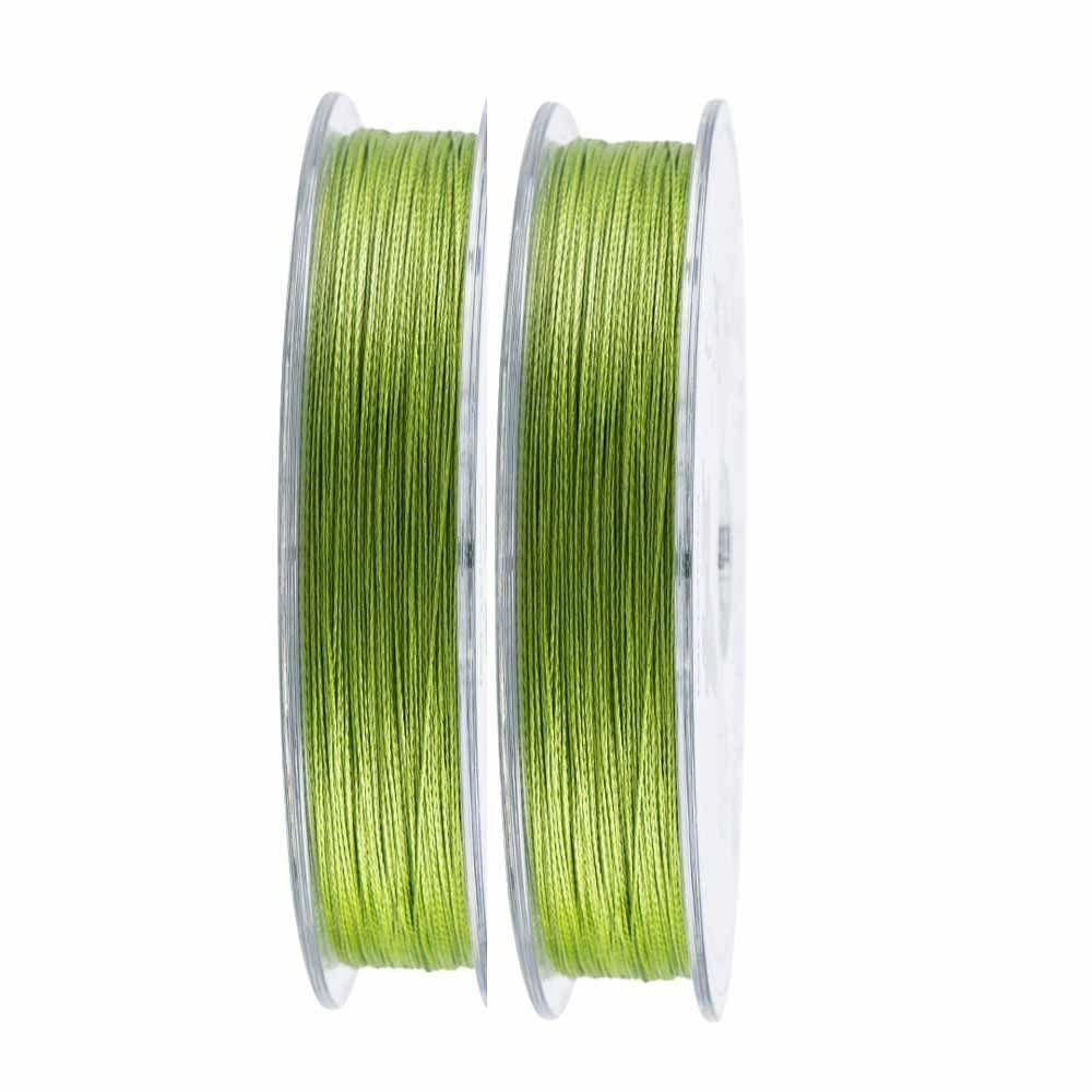 Linha de Pesca Multifilamento 4 Fios Verde 200m 0,30mm 44lb