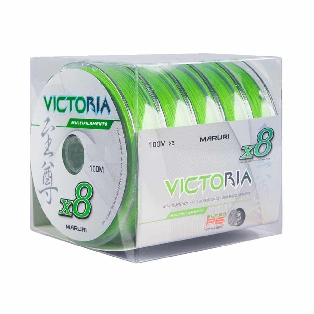 Linha de Pesca Multifilamento 8 Fios 200m Verde Lima 0.14mm 17lb