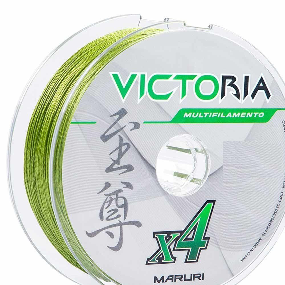 Linha de Pesca Multifilamento 4 Fios Verde 300m 0,45mm 65lb