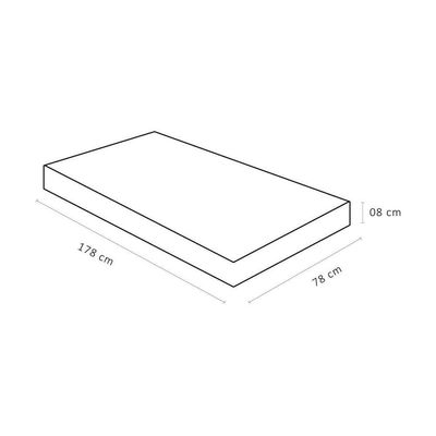 Colchonete Physical Solteiro (78X188X08) D20 - Ortobom