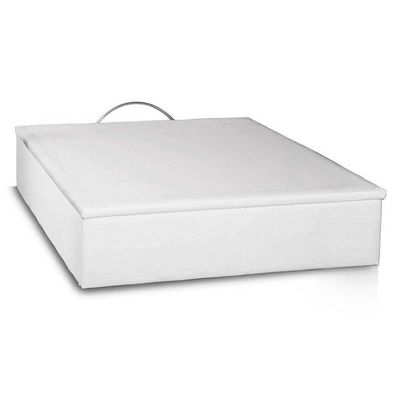Cama Box Baú Solteiro Universal Courano White (88x188x35) - Ortobom