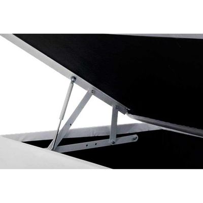 Cama Box Baú Solteiro Universal Courano White (88x188x35) - Ortobom