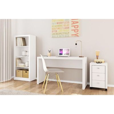 Mesa de Computador ME4135 Amêndoa - Tecno Mobili