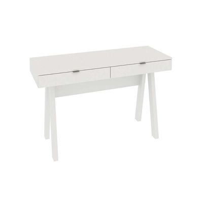 Mesa de Computador ME4128 c/ 2 Gavetas Branco - Tecno Mobili