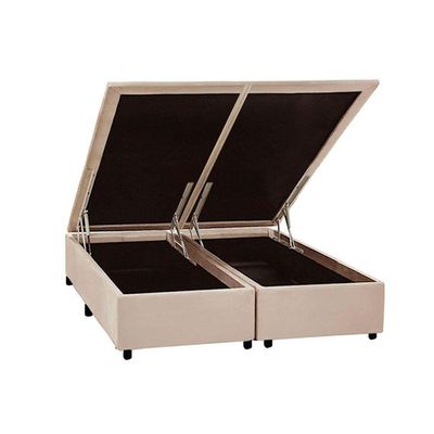 Cama Box Baú King Universal Suede Clean (193x203x35) - Costa Rica