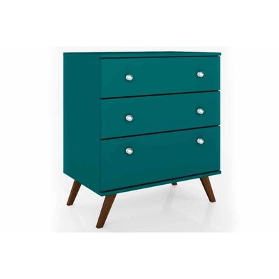 Cômoda Infantil RT 3018 c/ 3 Gavetas Rustico - Movelbento