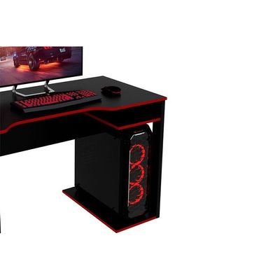 Mesa Computador Gamer ME4161 Preto - Tecno Mobili