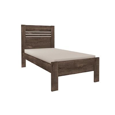 Cama Solteiro Safira Cinamomo/Off White - Tcil Móveis