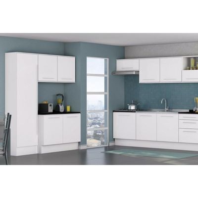 Módulo Cozinha Kappesberg Lótus Tampo p/ Balcão S515 120cm Polipropileno Preto