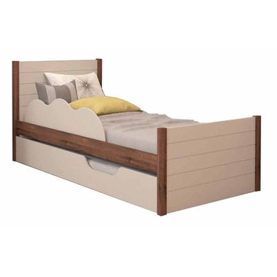 Cama Solteiro Elza c/Auxiliar Branco - Cimol