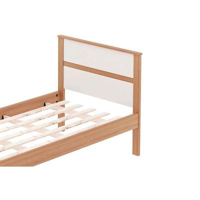 Cama Solteiro CM8004 Amêndoa/Branco - Tecno Mobili