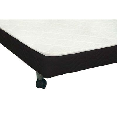 Cama Box Baú c/Auxiliar Solteiro Universal Courano Nero Black (88x188) - Ortobom