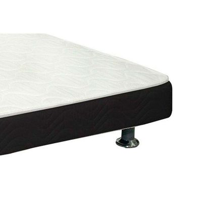 Cama Box Baú c/Auxiliar Solteiro Universal Courano Nero Black (88x188) - Ortobom