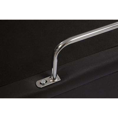 Cama Box Baú c/Auxiliar Solteiro Universal Courano Nero Black (88x188) - Ortobom